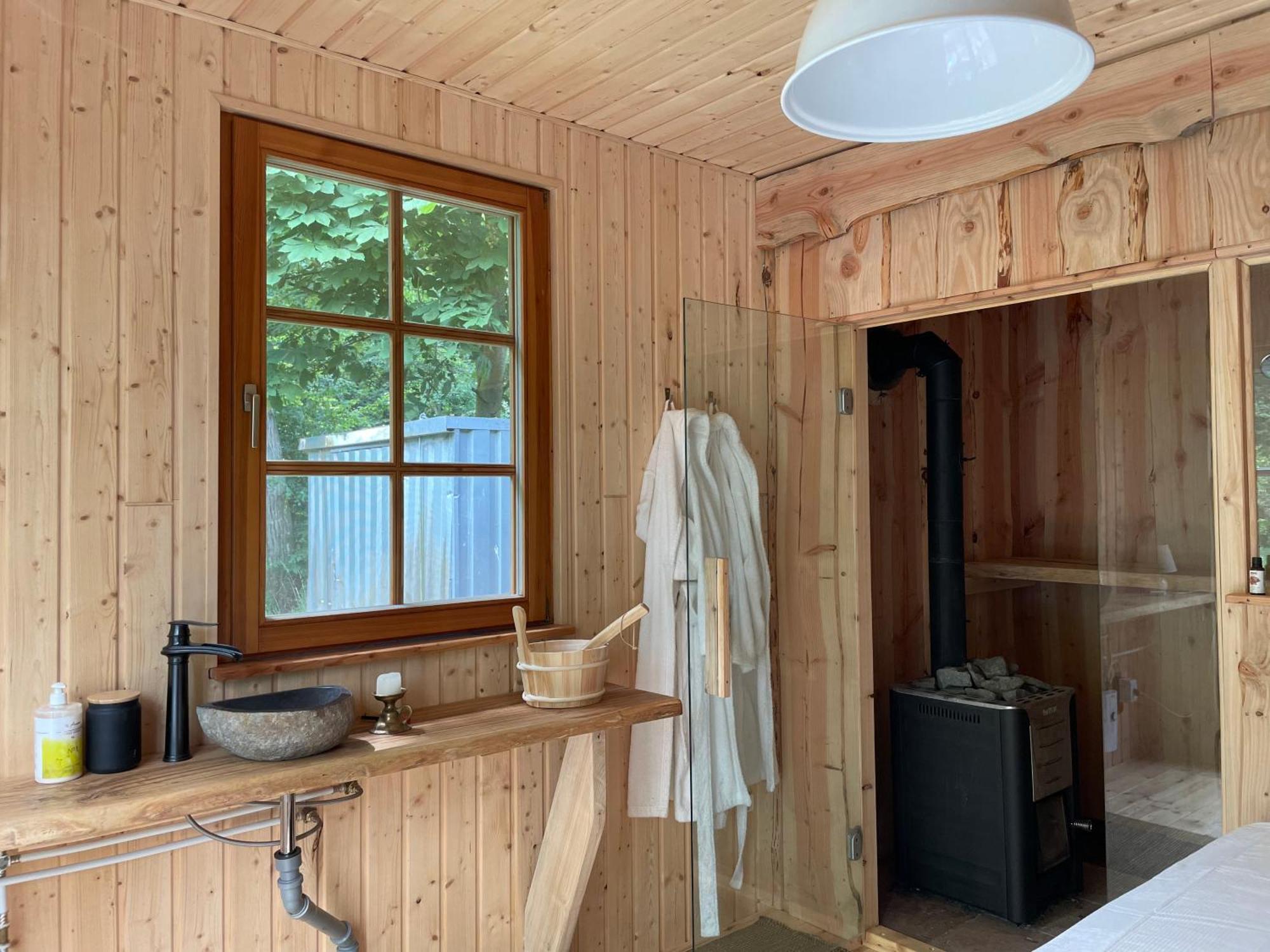 Ferienwohnung Am Waldrand Mit Sauna Biendorf Экстерьер фото